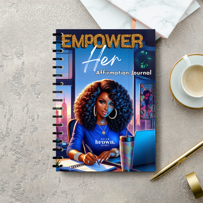 EmpowerHer Affirmation Journal - Spiral Bound Paperback