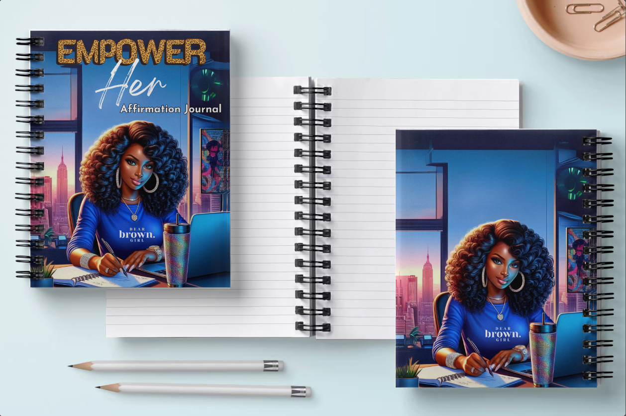 EmpowerHer Affirmation Journal - Spiral Bound Paperback