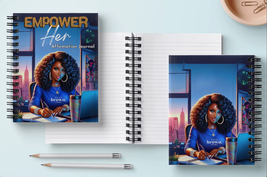 EmpowerHer Affirmation Journal - Spiral Bound Paperback