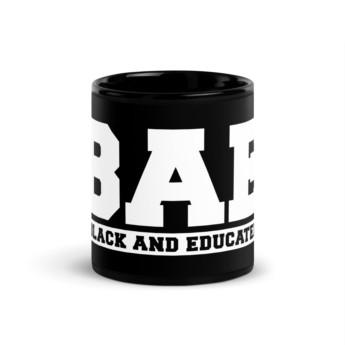 BAE Black and Educated Glossy Ceramic Mug