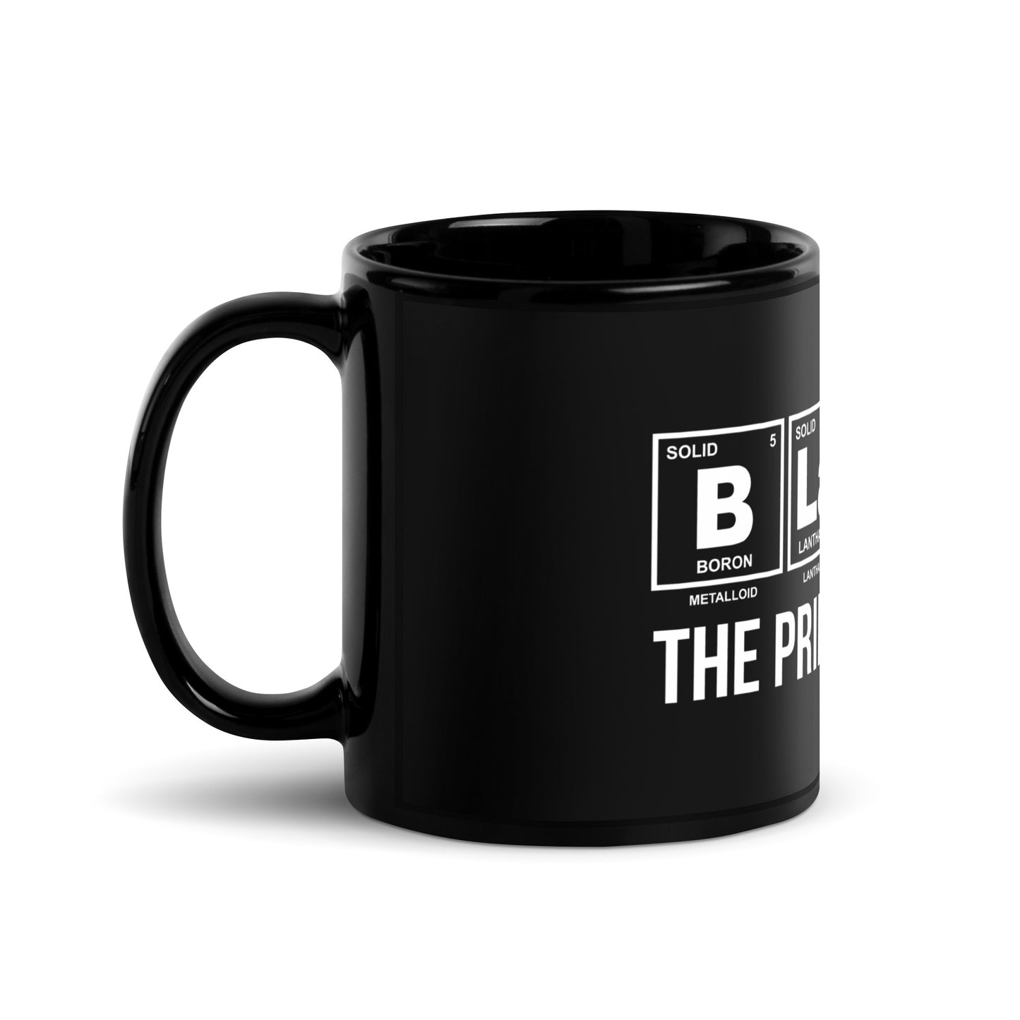 "Black The Prime Element" Black Glossy Mug