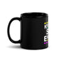 "Keep That Same Energy" Black Glossy Ceramic Mug