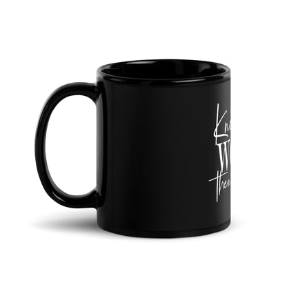 "Know Your Worth Then Add Tax" Black Glossy Ceramic Mug