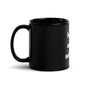 "Heavy on the Self Love" Black Glossy Ceramic Mug