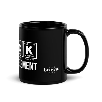 "Black The Prime Element" Black Glossy Mug