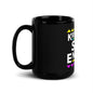 "Keep That Same Energy" Black Glossy Ceramic Mug