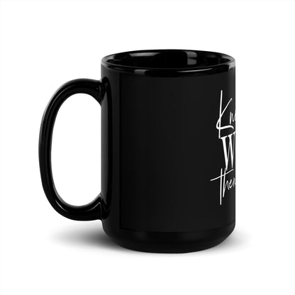 "Know Your Worth Then Add Tax" Black Glossy Ceramic Mug