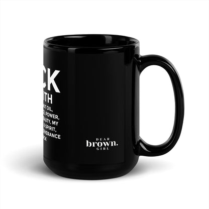 "Black Mixed With" Glossy Ceramic Mug