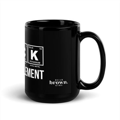 "Black The Prime Element" Black Glossy Mug