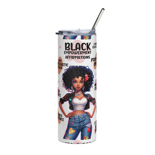 Black Empowerment Stainless steel tumbler